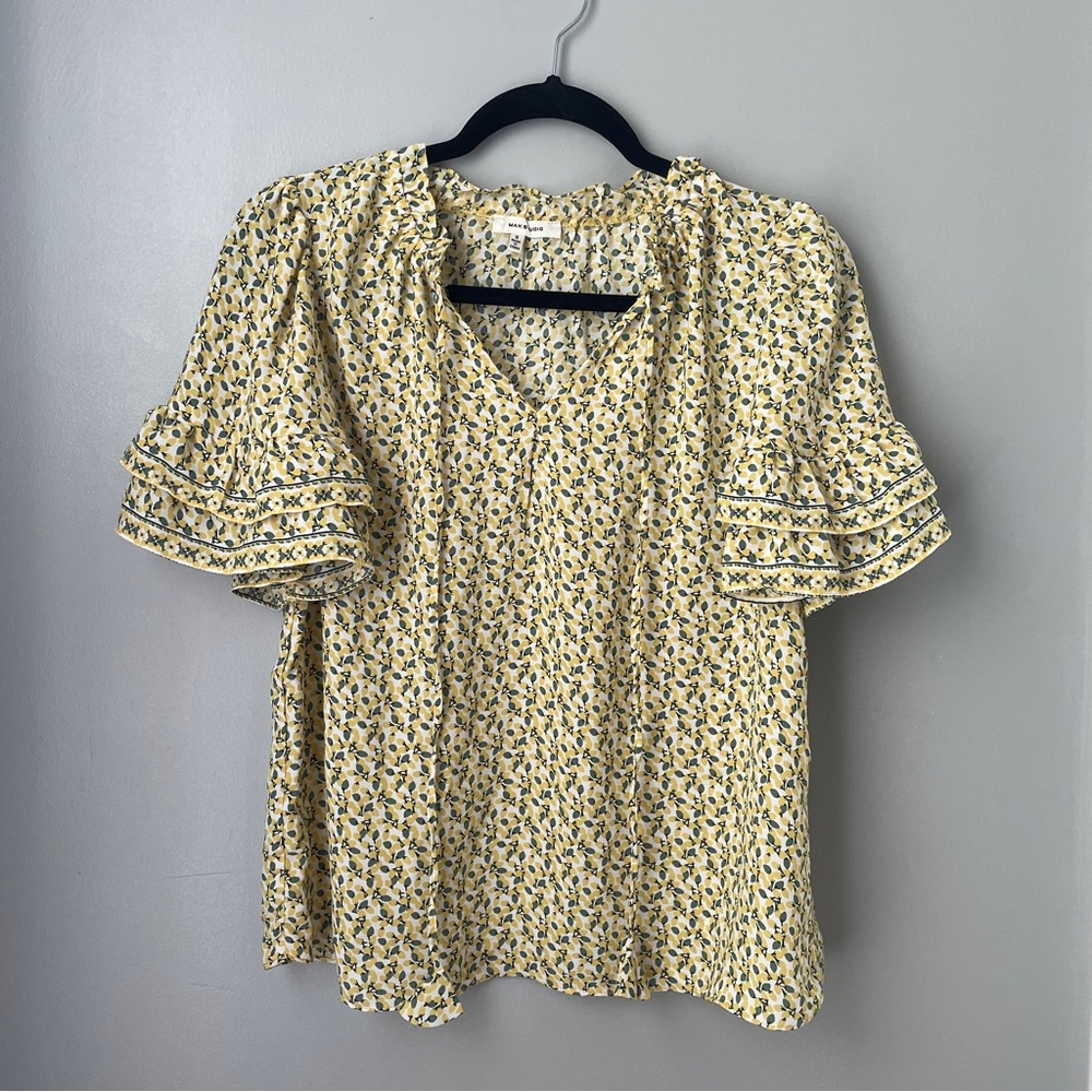 Max Studio Ruffle Top